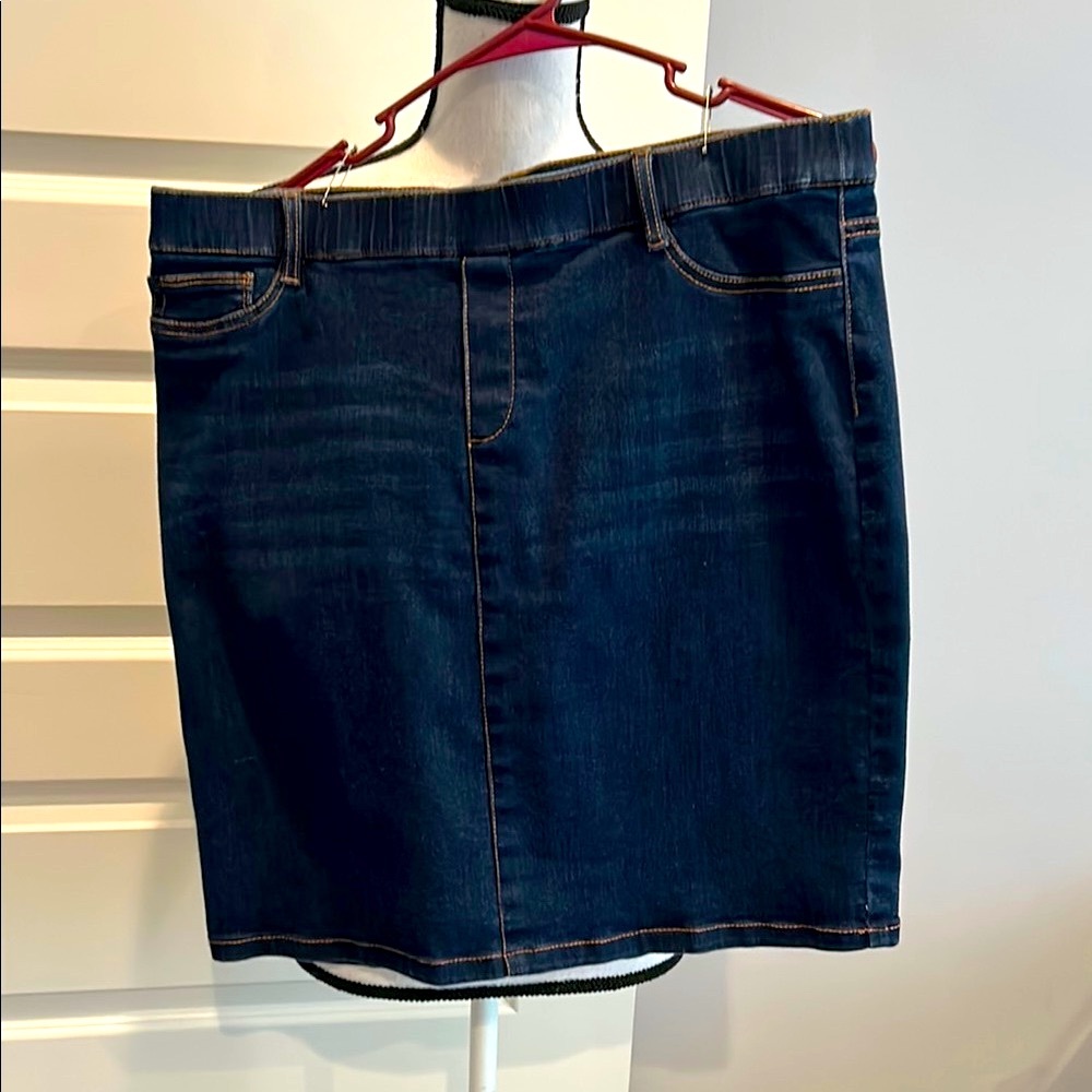 Dark Denim Skirt